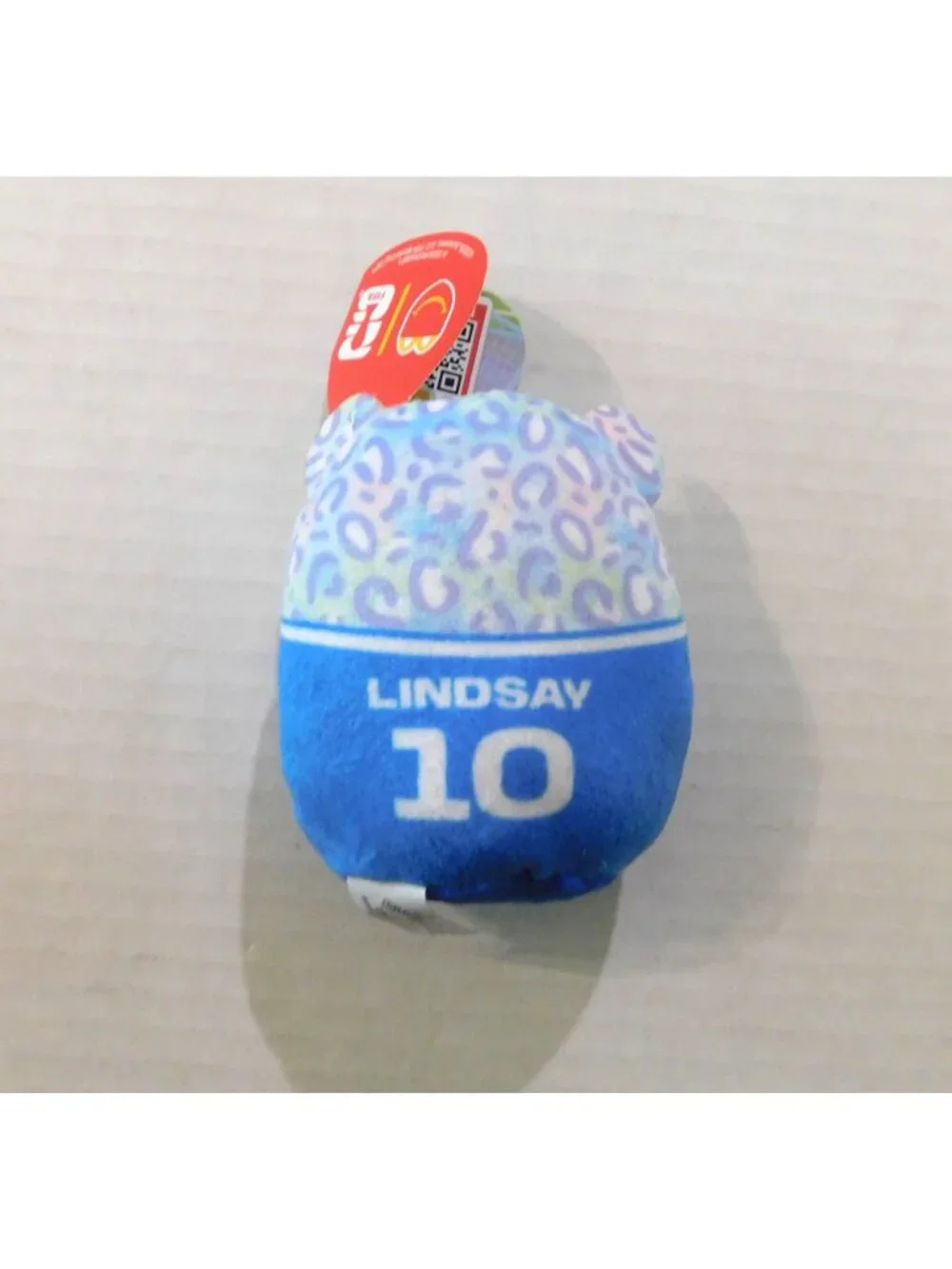Squishmallows Lindsay 2026 FIFA Soccer McDonalds Happy Meal Toy Plush Boxed